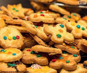 Puzzle Διακοσμημένα μπισκότα, Χριστούγεννα